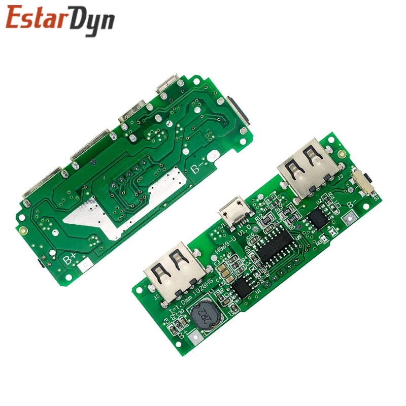 LED Dual USB 5V 2.4A Micro/tipo-c USB banco de energía móvil 18650 módulo de carga cargador de batería de litio placa protección de circuito - imagen 2