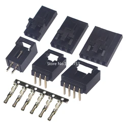 Conectores Dupont MX2.54mm 2-6 Pines Filo Simple