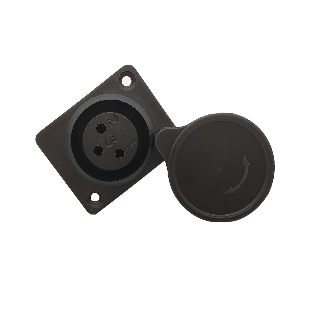 Panel de chasis hembra XLR, enchufe de Audio con cubierta impermeable, Conector de micrófono de vídeo, 2 piezas, 3 pines