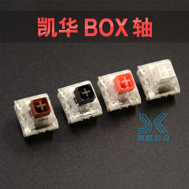 Kailh box-Interruptor de teclado mecánico, dispositivo de bricolaje RGB SMD, Negro, Rojo, marrón, blanco, a prueba de polvo, IP56, impermeable, Compatible con Cherry MX