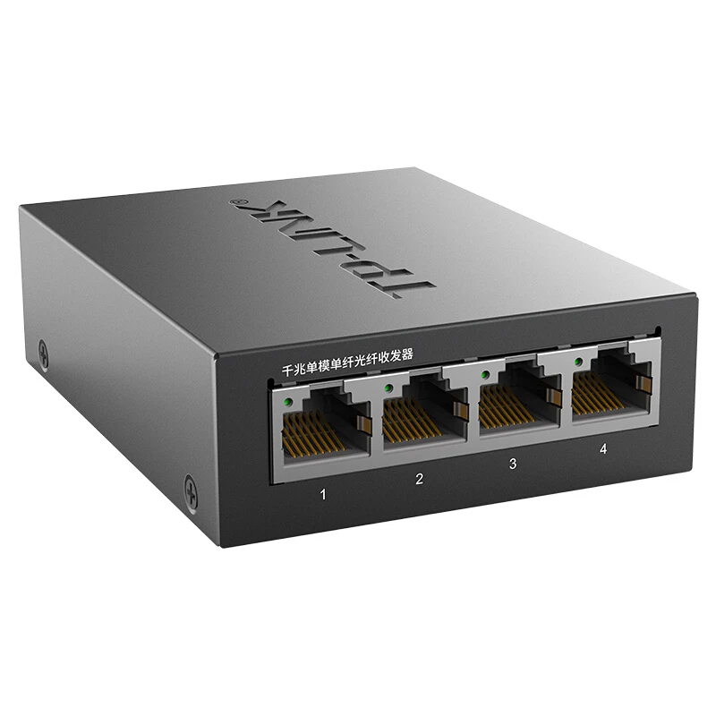 Transceptor de fibra SC Gigabit, convertidor de medios SC, 1000M, 1,25 Gbps, tp-link TL-FC311A-3 + TL-FC314B-3 SM, 3KM - imagen 4