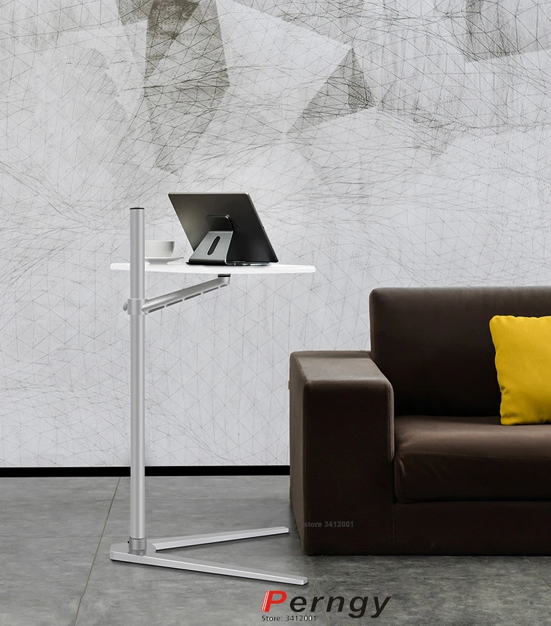 Soporte de suelo para ordenador multifunción de aluminio UP-8T 3 en 1 para ordenador portátil/tableta soporte para PC altura/ángulo ajustable - imagen 2