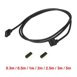 Cable Extensión LED RGB 5050/2835 - 4 Pines, Conector para Tiras