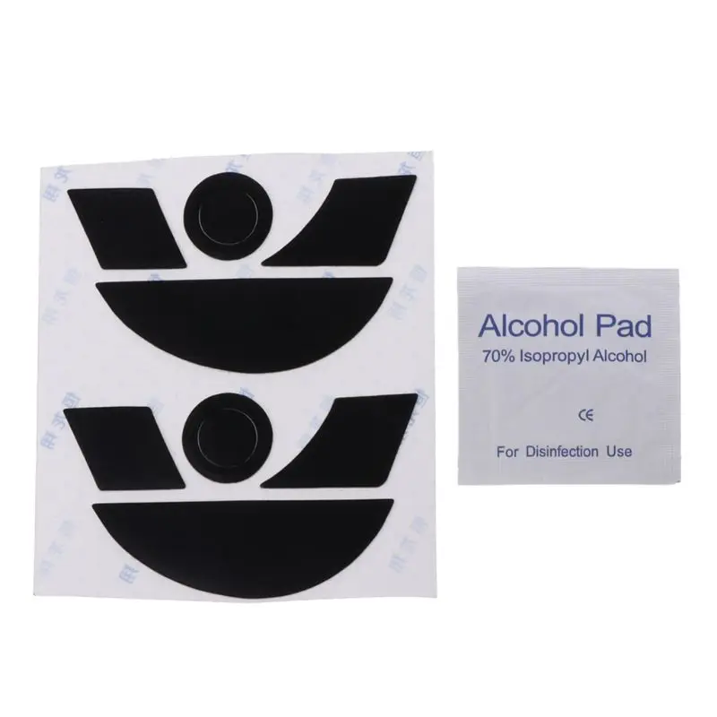 ForRazer Naga-almohadillas para pies de patines de ratón 3M, 2014mm de grosor, pegatina de repuesto para ratón de juego, 2 paquetes por juego