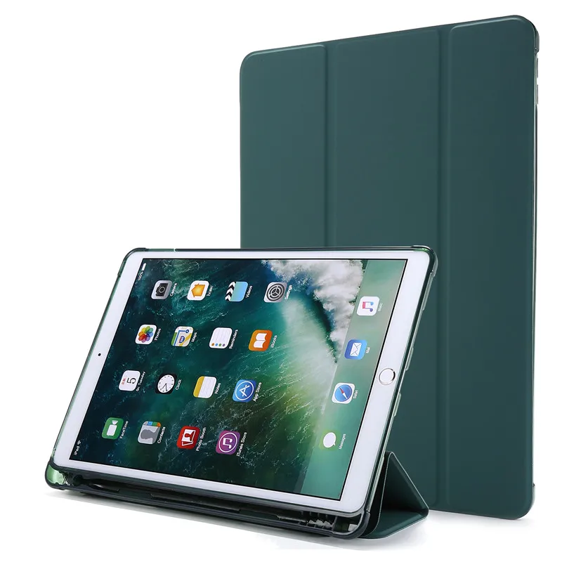 Funda de cuero suave con soporte trasero para tableta, Folio inteligente con soporte para lápiz, para iPad Pro 10,5, iPad Air 2019 - imagen 5