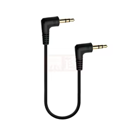 Cable Auxiliar 3,5 mm Ángulo Recto 90° Coche – Jack Macho Metal