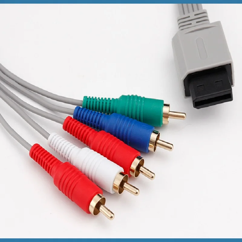 Pantalla de juegos HD, Color vivo, Imagen Clara, entrada de vídeo, TV práctica, Cable de componentes de 5 cabezales para WII WIIU - imagen 4