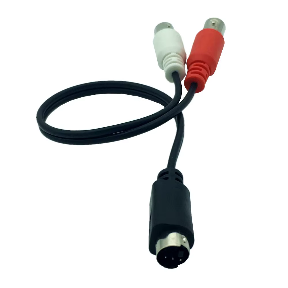 Adaptador S-Video Y Macho 4 Pines a BNC Hembra – S-VHS - imagen 2