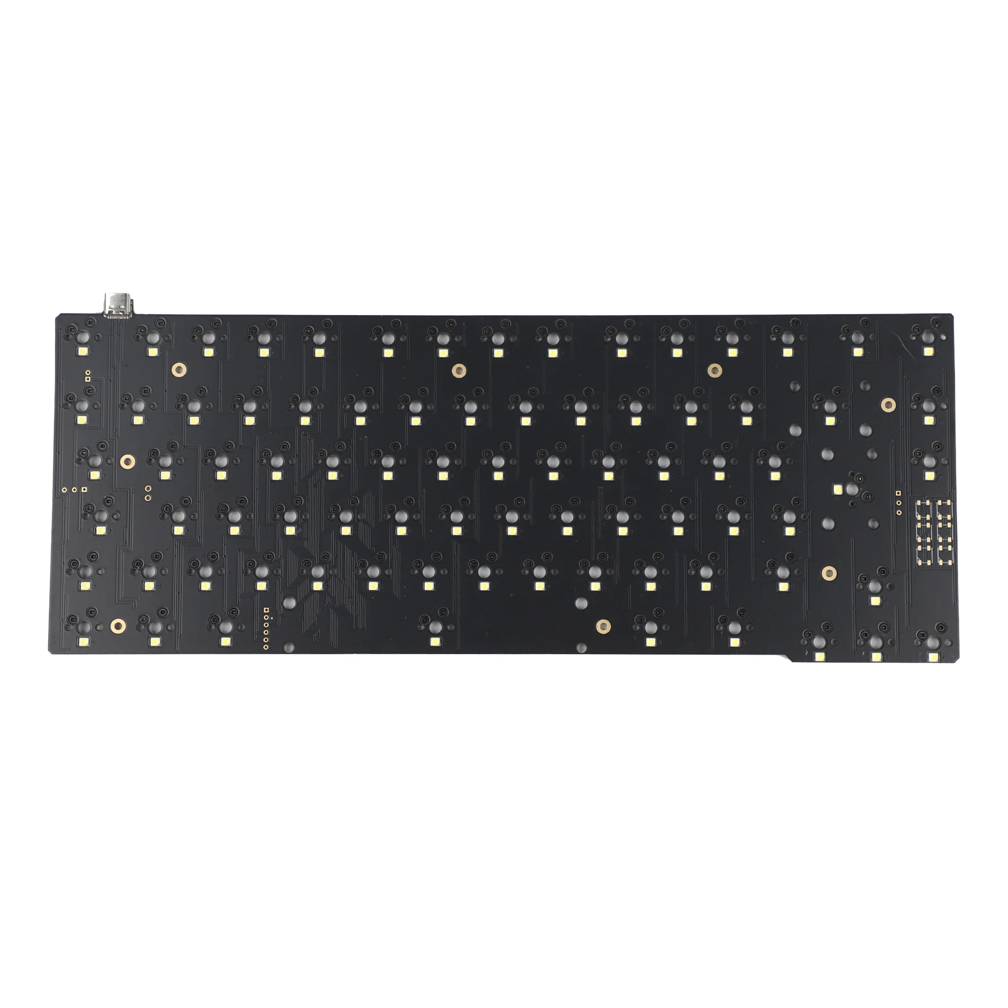 Intercambio en caliente intercambiable tipo C PCB a través de soporte ID80 V2 ISO QMK, ID80, V2, funda ISO - imagen 2