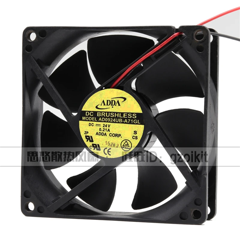 Ventilador inversor de 2 cables, nuevo, original, AD0924UB-A71GL, 24V, 0.21A, 9CM, 9025 - imagen 3