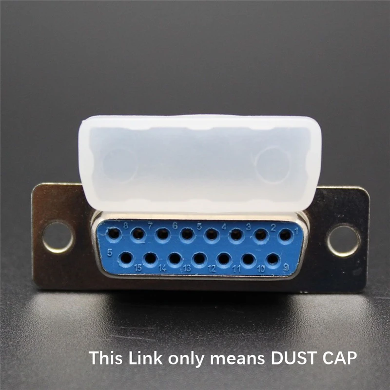Cubierta antipolvo para DVI hembra 100 Uds tapa antipolvo DB15 PIN 2 filas tapa protectora de enchufe hembra envío gratis - imagen 3