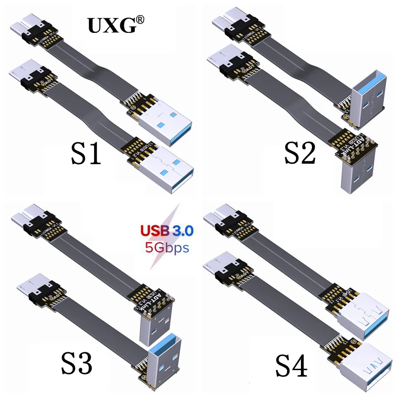 Cable OTG USB 3.0 Micro-B – Transferencia Datos y Carga