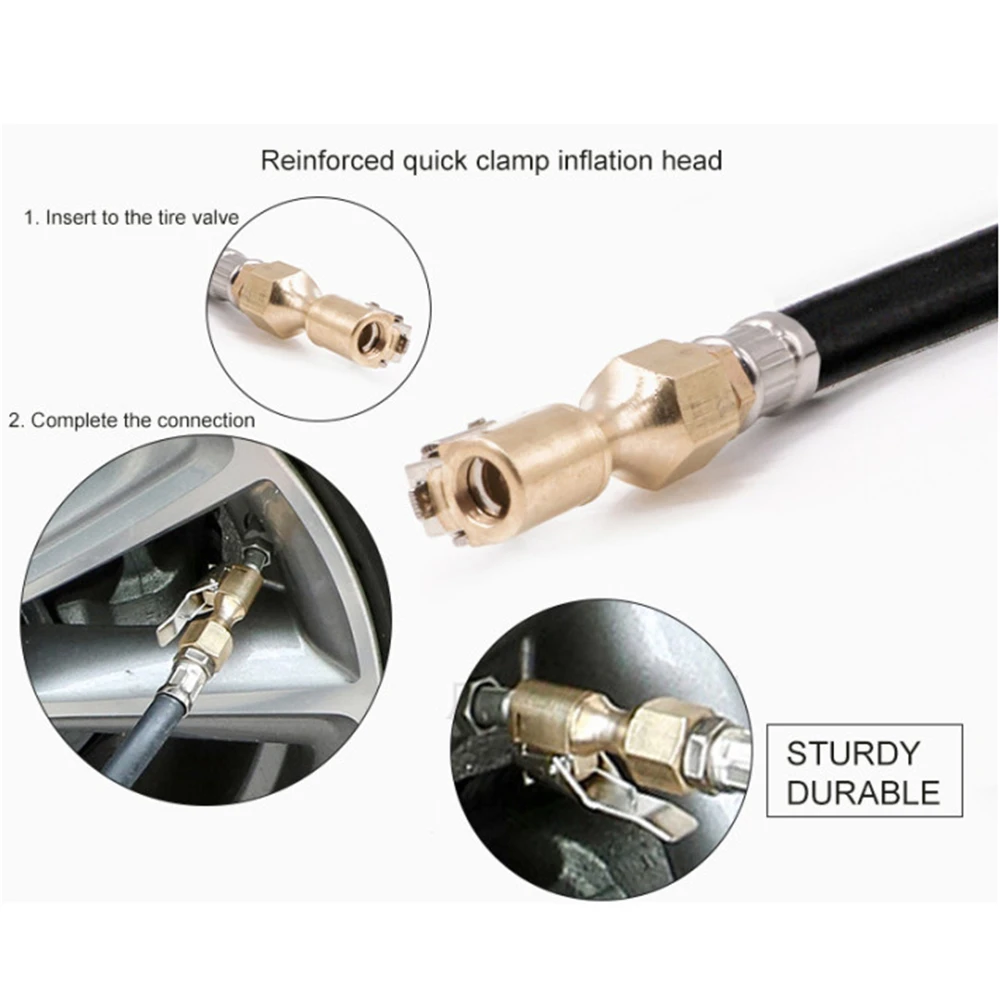 Inflador Digital de presión de aire para neumáticos de coche, pantalla LCD, retroiluminación LED, probador de vehículos, monitor de presión de inflado, 200PSI - imagen 3