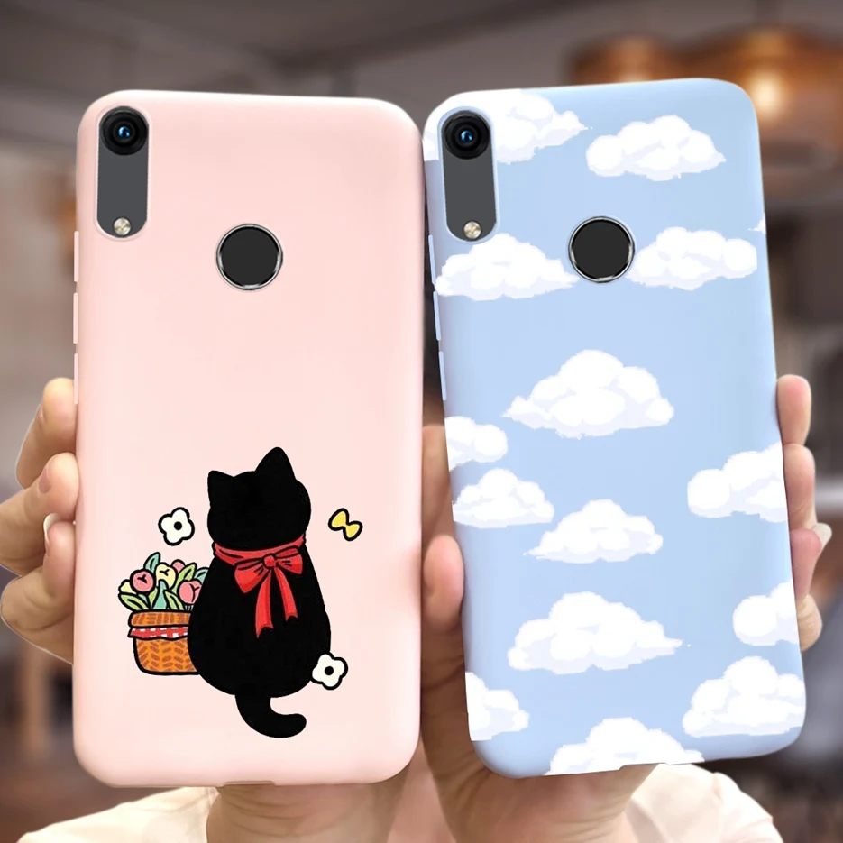 Funda protectora de silicona suave para teléfono Huawei, carcasa con dibujos de flores para Huawei Y6s 2019, Honor 8A, 2019 - imagen 5