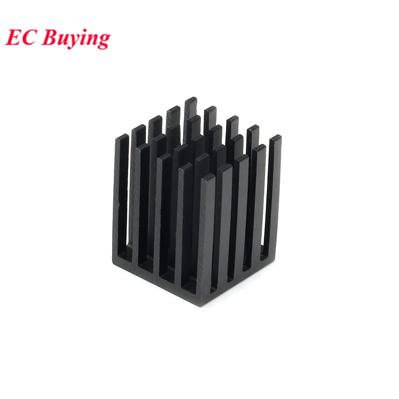 10 uds/1 unidad 19*19*24mm disipador de calor de aluminio disipador de calor enfriador de radiador para Chip electrónico IC LED ordenador 19x19x24mm - imagen 4