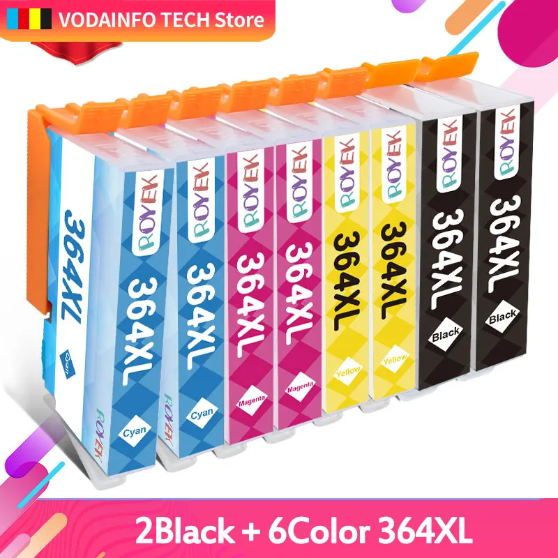 Cartuchos de tinta 364XL para impresora HP 364 XL Deskjet 3522 3070a 3520 Photosmart 5522 7510 5520 5510 5520 6510 6520 7510 7520 - imagen 2