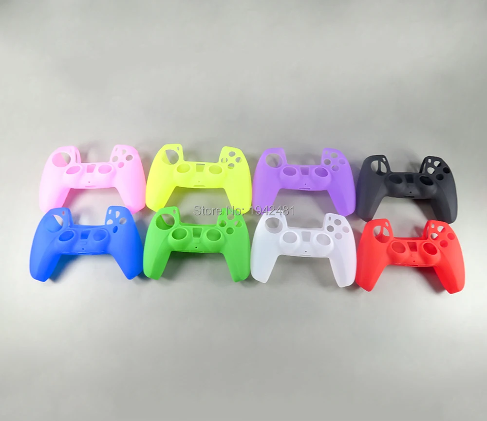 1 Uds. Para PS5 funda de goma de Gel de silicona suave para SONY Playstation 5 para controlador PS5 funda protectora para mando PS5 - imagen 3