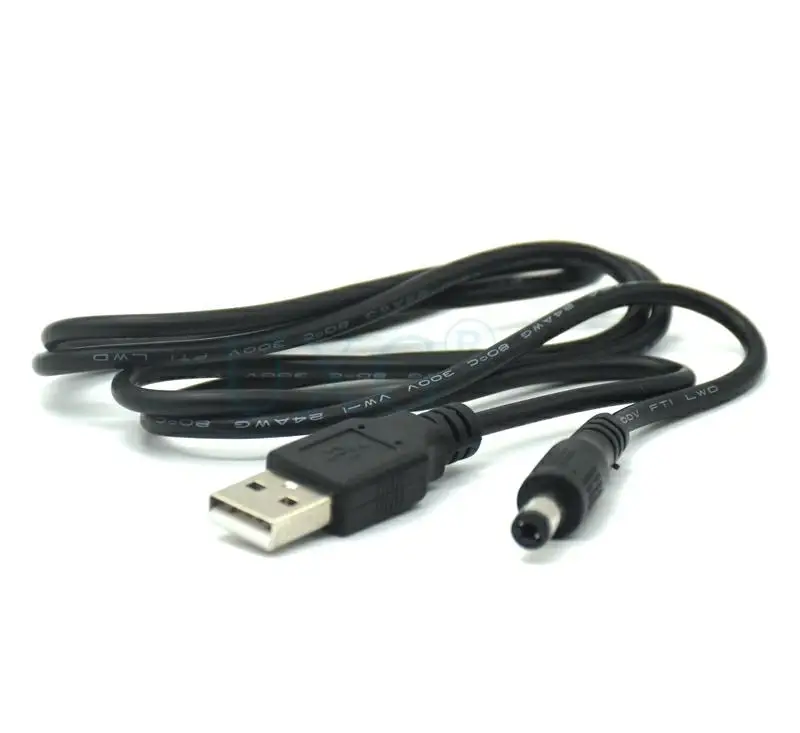 USB A macho a DC 2,5*0,7 3,5*1,35 4,0*1,7 5,5*2,1 5,5*2,5mm enchufe de alimentación Jack tipo A cable de extensión cables conectores - imagen 3