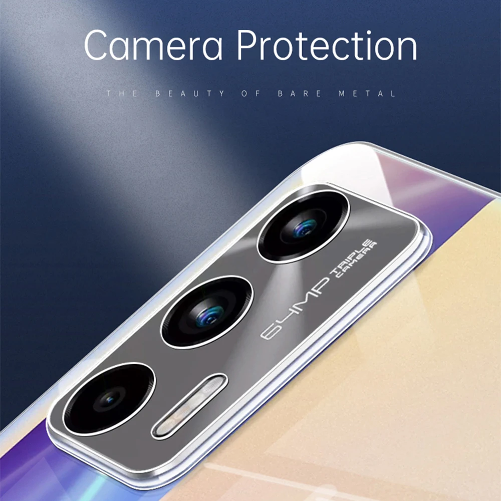 Funda de teléfono transparente de alta calidad para Realme Q3 Pro Carnival Q3i 5G, protección de cámara, funda trasera suave de TPU Realme Q3 - imagen 5