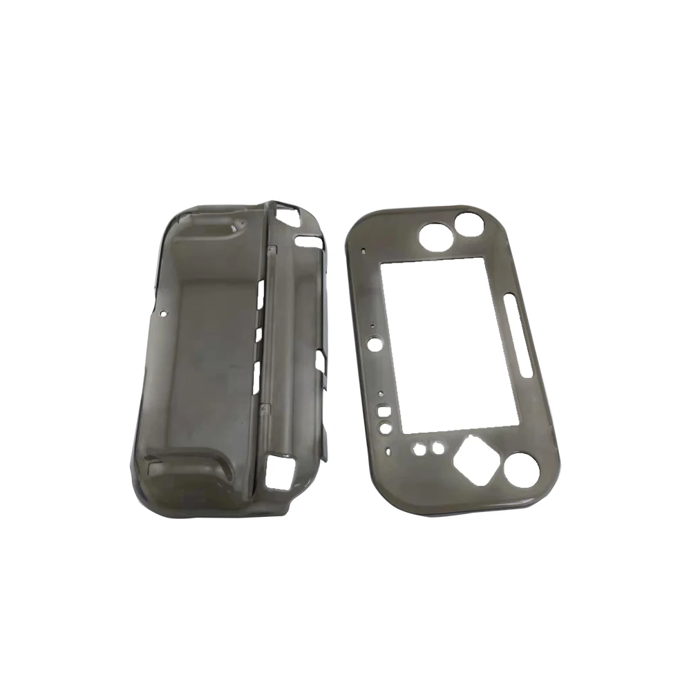 Carcasa protectora de plástico transparente para Wii U, funda protectora de cristal para pad de juego y juegos, envío directo