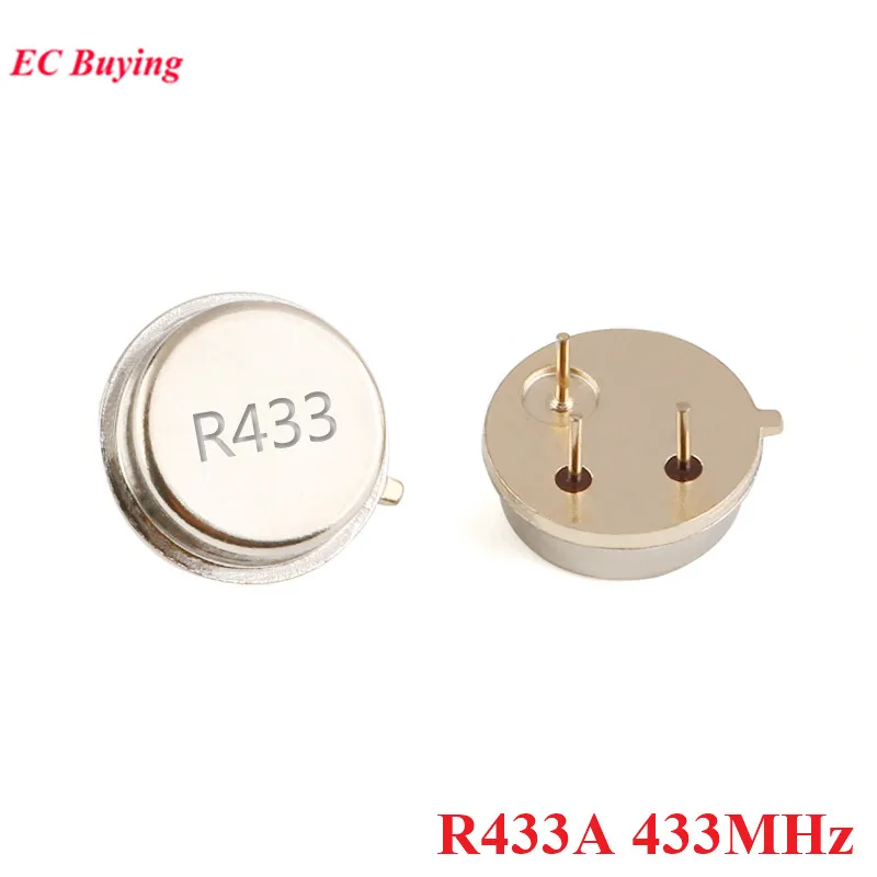5 uds/1 ud. Oscilador de cristal resonador 315 433MHz R315A R433A cuarzo a través de agujeros superficie onda acústica KIt redondo 3 pines - imagen 4