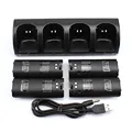 4pcs Battery Black