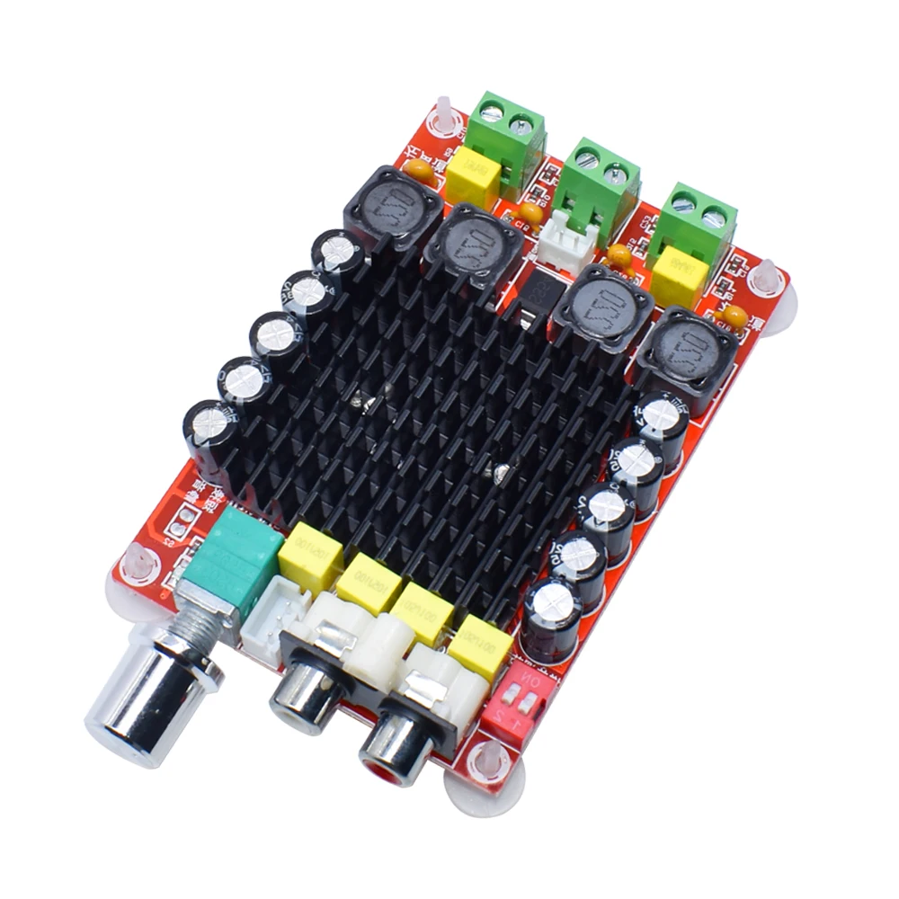 Placa amplificadora de DC14-34V TDA7498, Electrónica inteligente, Clase D, 2x100W, doble canal, Audio estéreo, Xh-M510 - imagen 4