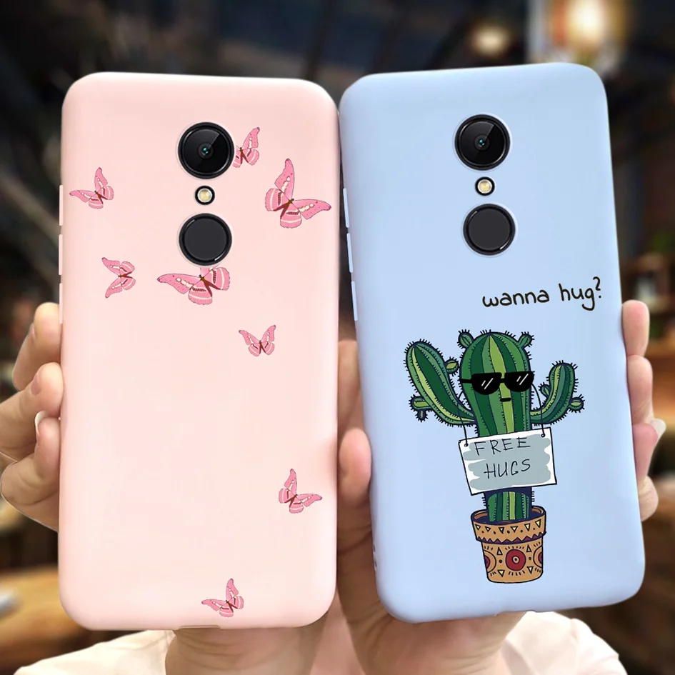 Funda suave para Xiaomi Redmi 5 Plus, carcasa bonita pintada con mariposas - imagen 5