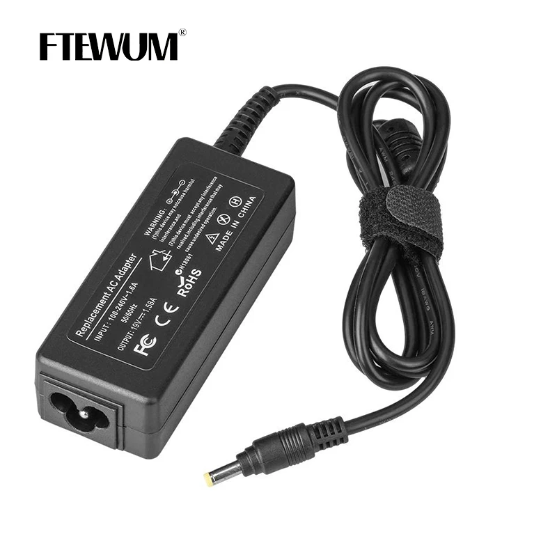 Adaptador de ordenador portátil, cargador AC DC 19V 1.58A 30W 4,8x1,7mm para HP Mini 110c-1000 Mini 1000 1108TU 1109TU 1110LA 1110NR 1110TU 1120NR - imagen 2