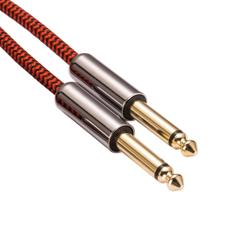Cable de Audio estéreo de 1/4 &quot;a Dual 1/4&quot; para amplificador, caja de sonido, consola mezcladora, 6,35mm, TRS Jack, Cable divisor de 1M, 2M, 3M, 5M, 8M - imagen 3