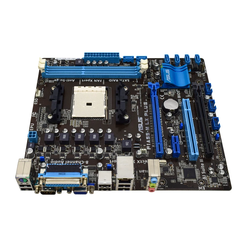 Asus F1A55-M LX PLUS placa base Socket FM1 AMD A55 compatible con AMD A8-3850 A6-3500 A8-3820 Athlon IIX4 638X A4-3400 cpu DDR3 ATX - imagen 4