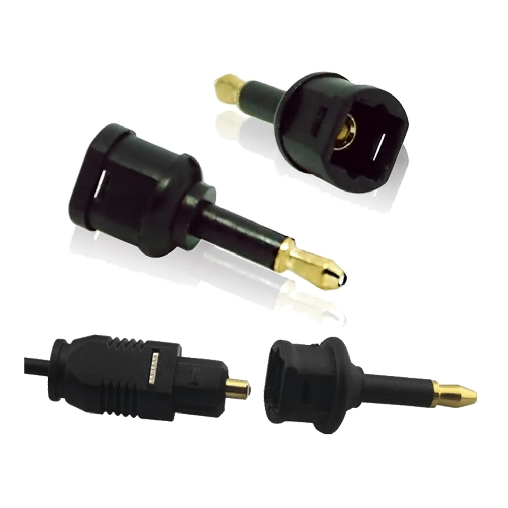 1 uds/2 uds/5 uds Toslink Stecker zu 3,5mm Mini adaptador de Kabel óptico Digital Stecker auf puerto estándar SPDIF Stecke de Audio hallo-fi - imagen 2