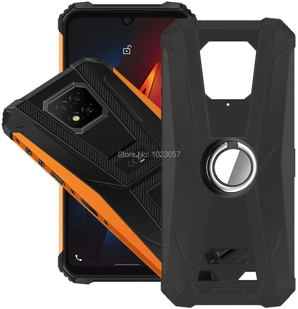 Funda para Ulefone Armor 8, Funda a prueba de golpes con anillo de Metal para Ulefone Armor 8 Pro Couqe Funda Coque