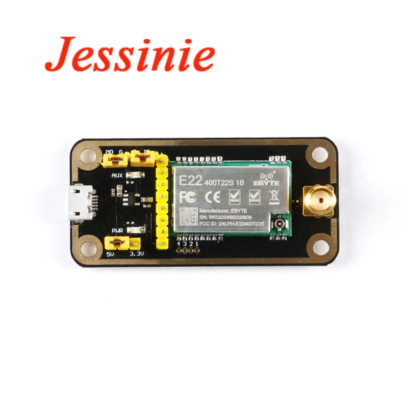 Módulo receptor y transmisor inalámbrico LoRa, Kit de placa de desarrollo de prueba, 433MHz, E22-400TBH-01, SX1262, SX1268 - imagen 5
