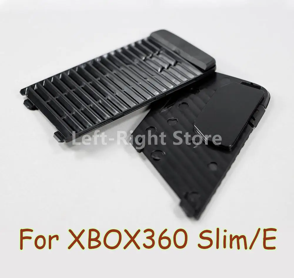 2 uds para XBOX 360 E funda de plástico cubierta HDD negra para Microsoft Xbox 360 cubierta delgada para disco duro