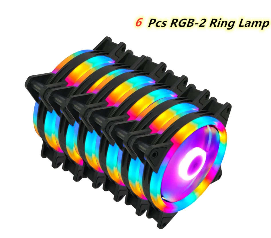 6Pcs RGB-2 Ring Lamp