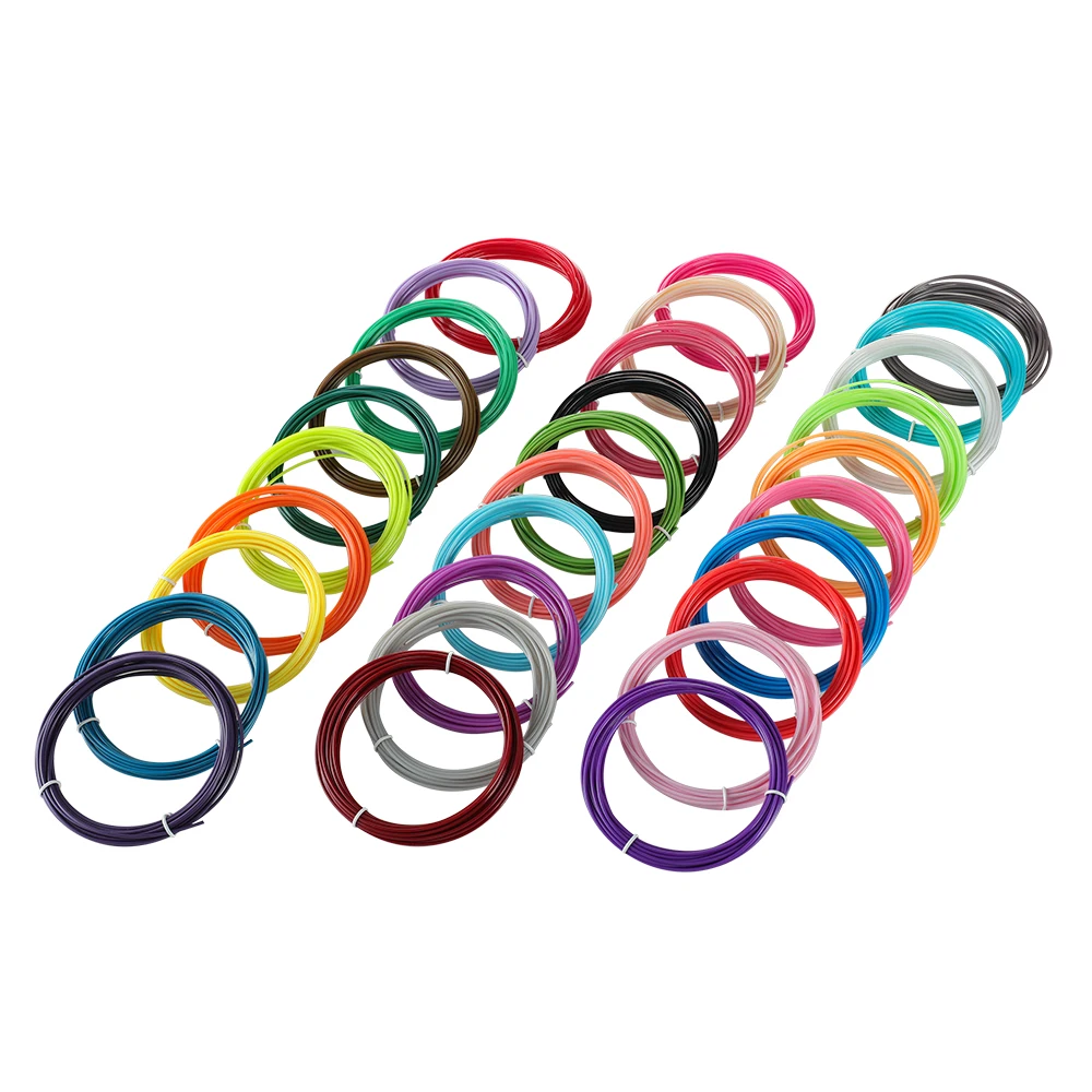 XCR-filamento de bolígrafo 3D PLA/PCL, 10/20/30 rollos de 5M de diámetro, 50M, 100M, 150M, materiales plásticos de impresión 3D, 1,75mm para bolígrafo de impresora 3D - imagen 3