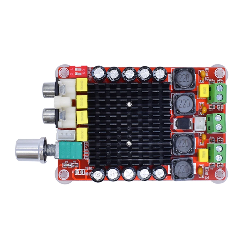 Placa amplificadora de DC14-34V TDA7498, Electrónica inteligente, Clase D, 2x100W, doble canal, Audio estéreo, Xh-M510 - imagen 5