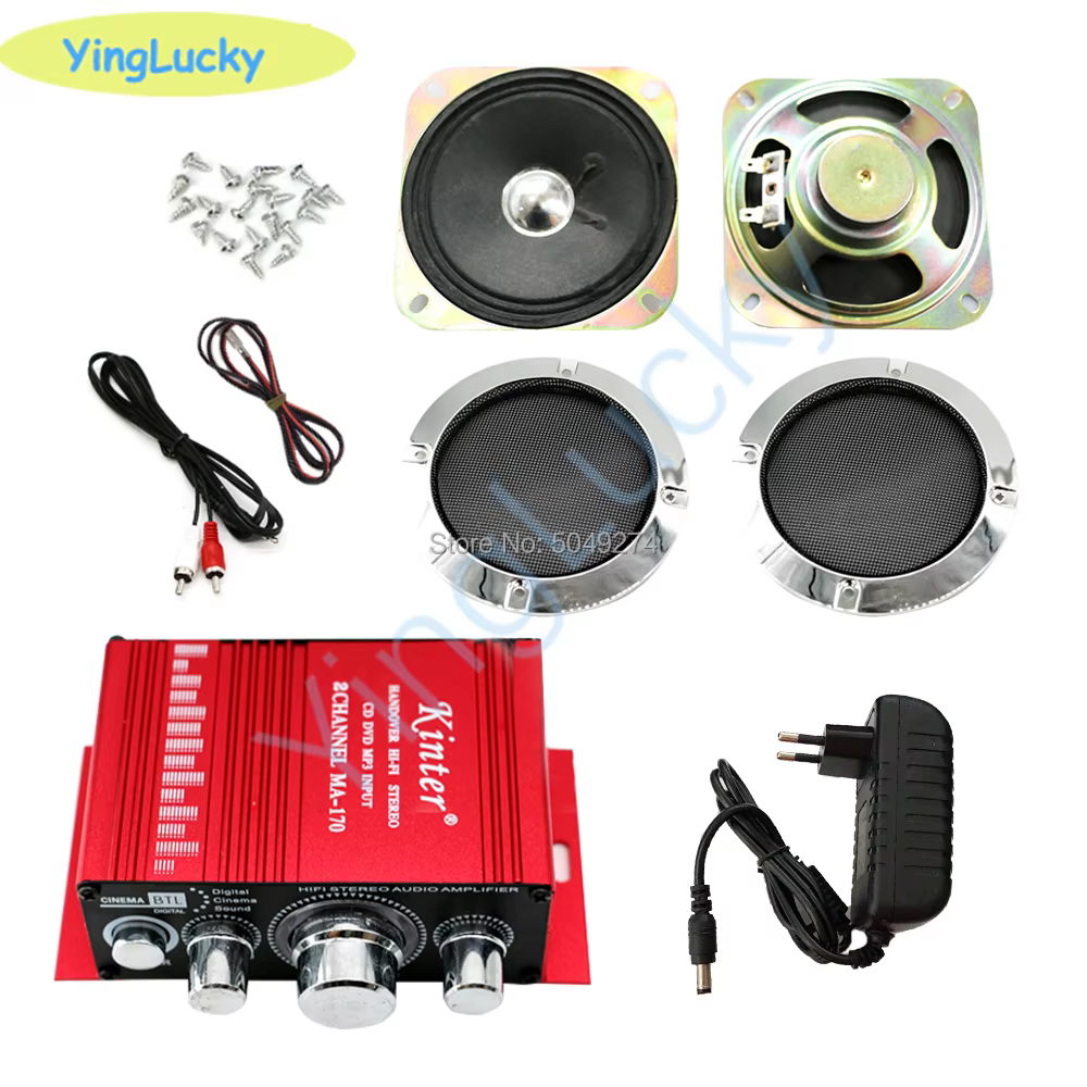 Amplificador de Audio Raspberry Pi con Altavoz Cuatro Pulgadas Juegos - imagen 3