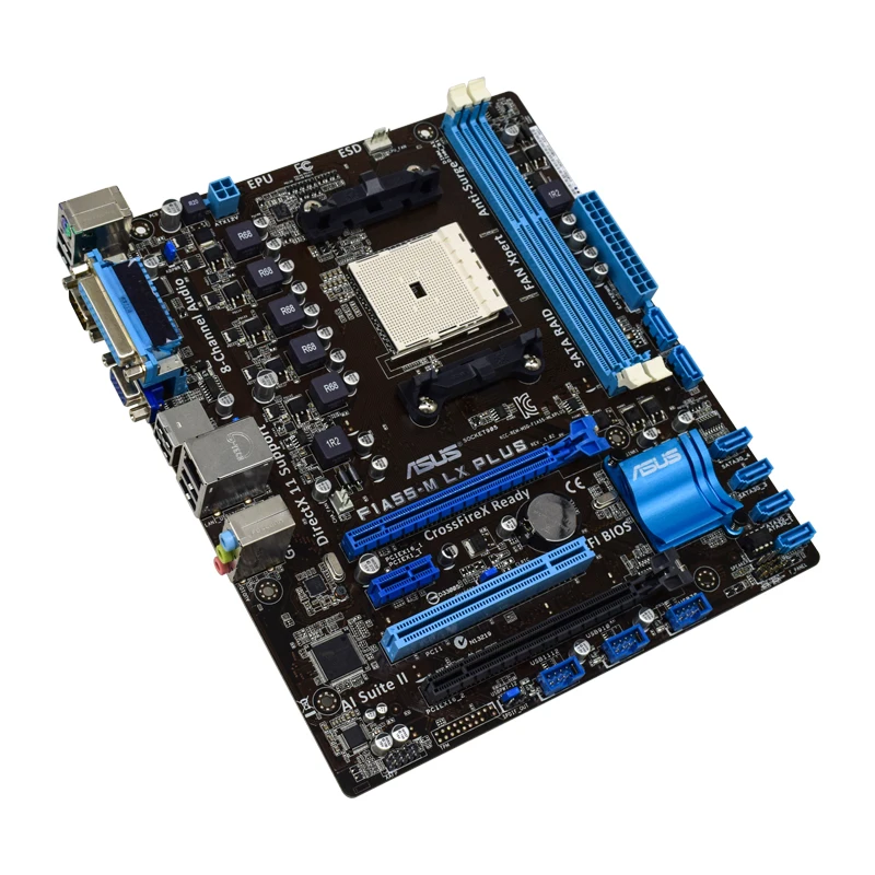 Asus F1A55-M LX PLUS placa base Socket FM1 AMD A55 compatible con AMD A8-3850 A6-3500 A8-3820 Athlon IIX4 638X A4-3400 cpu DDR3 ATX - imagen 2