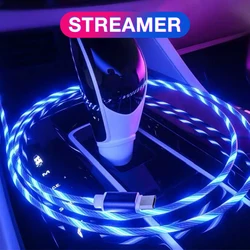 Cable LED Carga Micro USB/USB-C Iluminado para Xiaomi Samsung