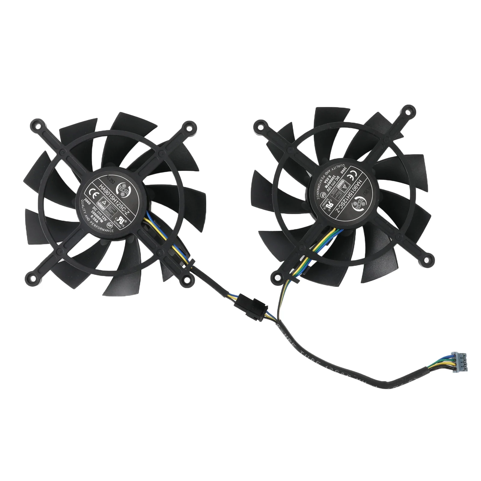 HA9015H12SC-Z 85MM 4Pin 12V ventilador de tarjeta de vídeo RTX3070 RTX3060Ti para MSI GeForce RTX 3070 3060Ti ventilador de repuesto de tarjeta gráfica doble - imagen 2