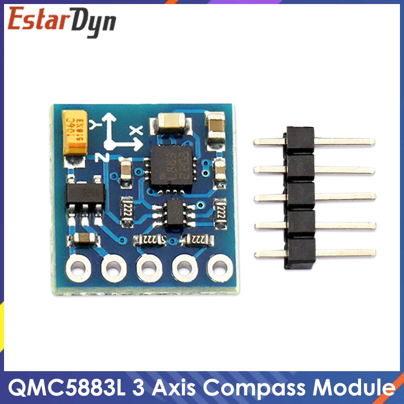 HMC5883 GY-271 3V-5V Triple eje 3 ejes brújula magnetómetro Sensor módulo placa HMC5883L para chips importados Arduino