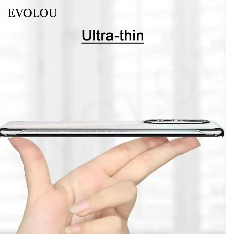 Funda de teléfono transparente sin marco delgada para Huawei Honor 50 Pro 50SE Nova 9, carcasa de parachoques duro para Huawei P50 Honor 50Pro - imagen 4