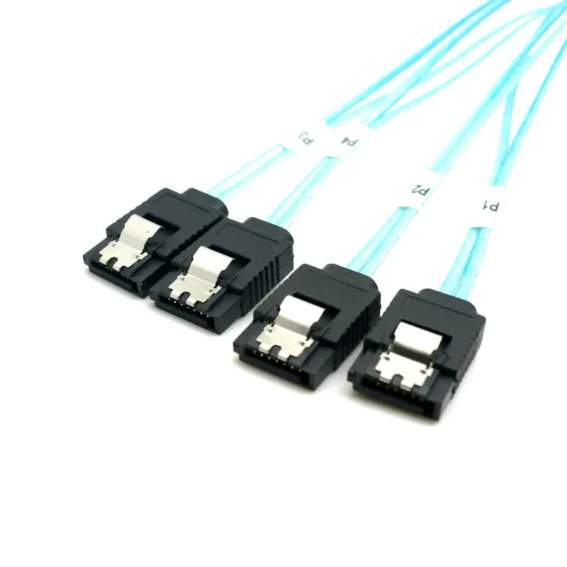 0,5 m 70 cm 1,0 m Mini SAS 36Pin SFF-8087 Host a 4 SATA 7Pin Cable divisor de disco duro - imagen 4