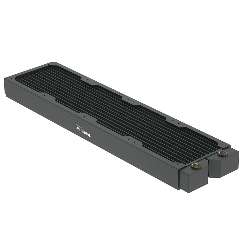 Barrow 120mm x 4 cobre 40MM de espesor radiador, G1/4*2 480MM adecuado 12CM serie ventilador de computadora disipador de calor, Dabel-40a 480 - imagen 3