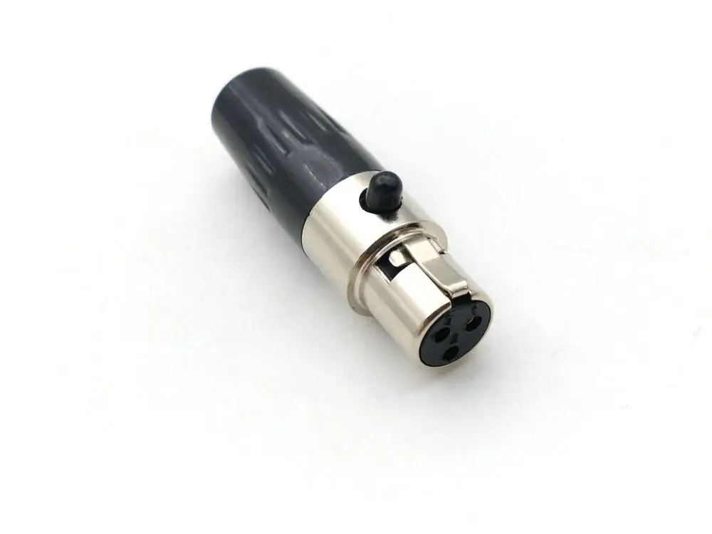 500 Uds Mini XLR de alta calidad adaptador de Cable de Audio con enchufe macho/hembra de 3 pines - imagen 4