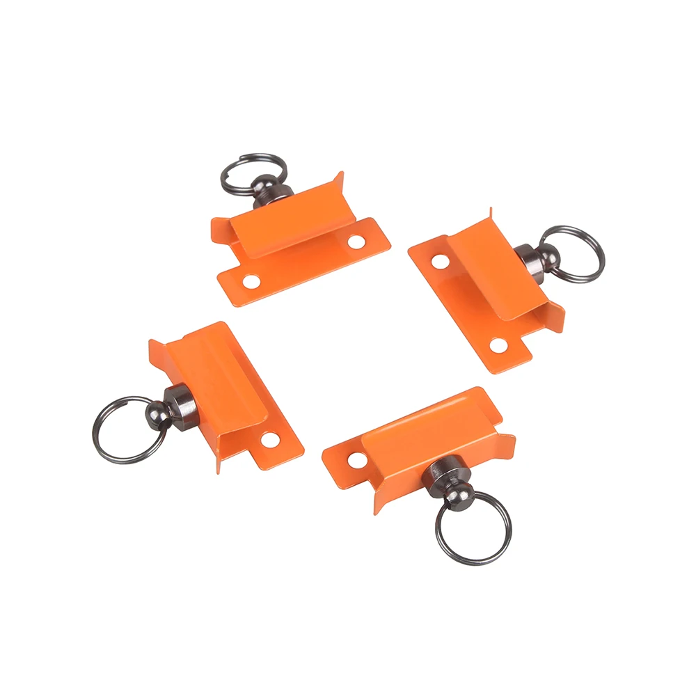 XCR3D-piezas de impresora 3D, 4 piezas, cama caliente, plataforma de vidrio, retenedor, abrazadera, Clip, soporte de placa de acero inoxidable con anillo de tracción Ender 3 - imagen 5