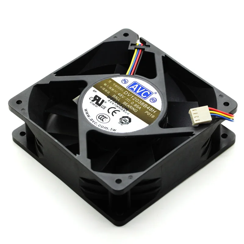 Convertidor de frecuencia Industrial AVC, ventilador de refrigeración de 12038x120x38mm, 48V, 0.95A, DV12038B48H, 12CM, 120 - imagen 4