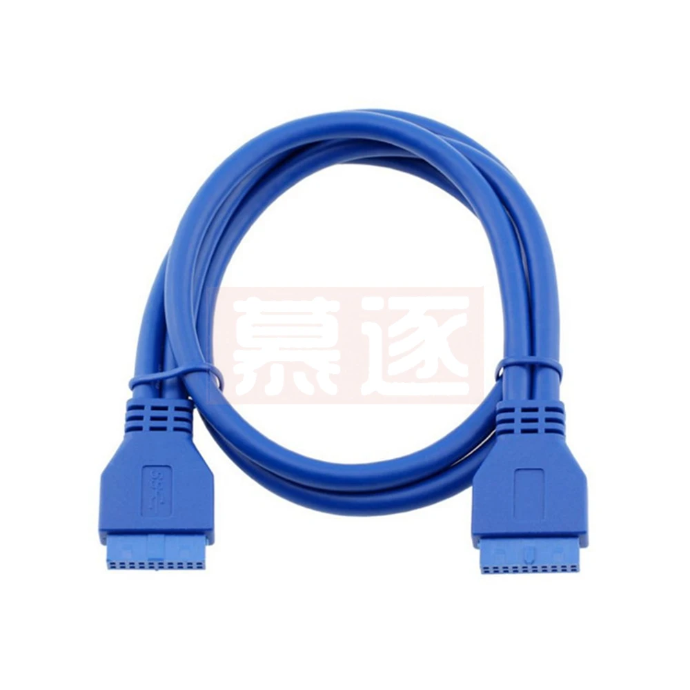 USB 3,0 20pin Makitanlich zu M Murahnlich M Murahnlich zu Weiblich Weiblich zu Weiblich Placa base Kabel 50cm Für Asus Gigabyte Msi onda I - imagen 5